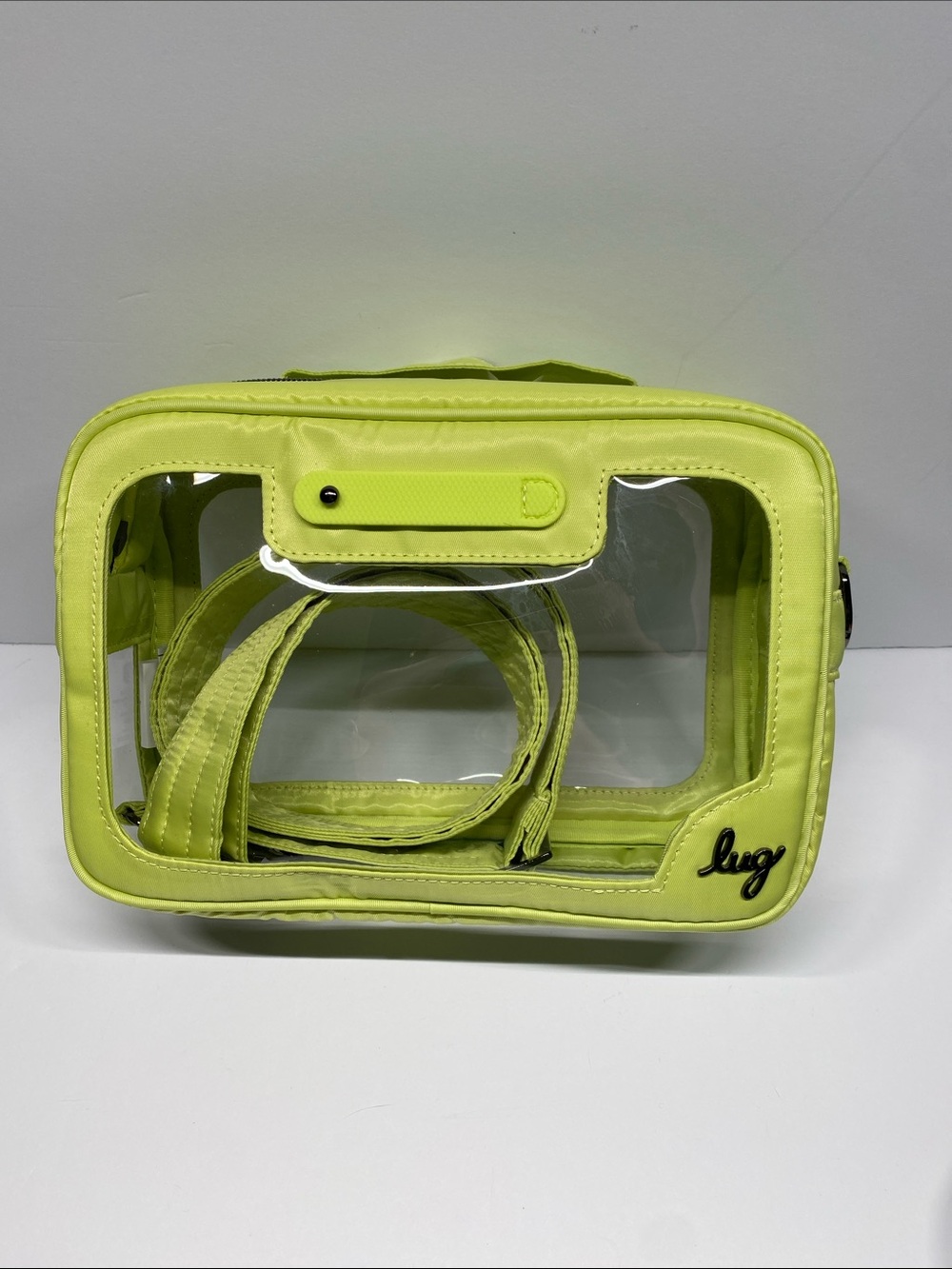 Lug Carriage Clear Stadium Bag-Margarita
